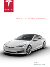 Tesla – Model S – Owner’s Manuals – 2018 – Multi Language