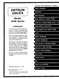 Datsun – 280ZX – 1983 – Service Manual