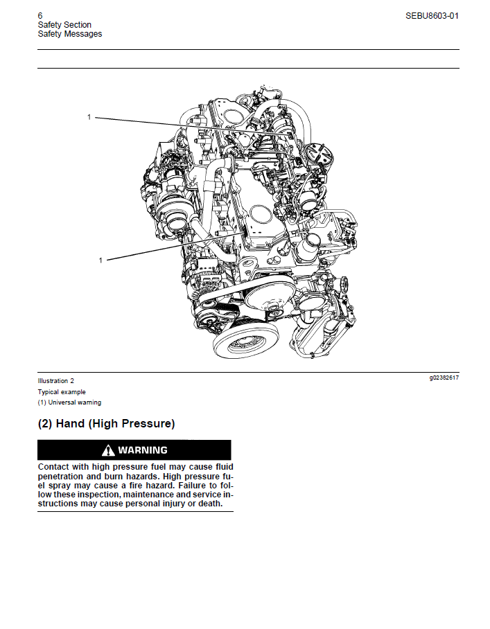 Perkins – 1206E-E66TA Industrial Engine – Operation & Maintenance Manual – SEBU8603-01