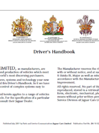 Jaguar – XK – Owners Manual – 2002 – English