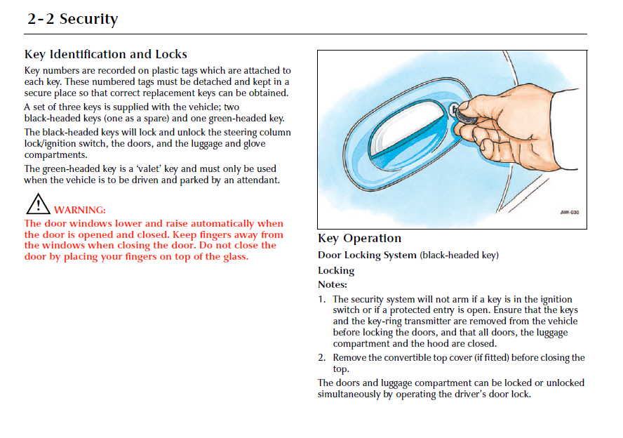 Jaguar – XK – Owners Manual – 2002 – English