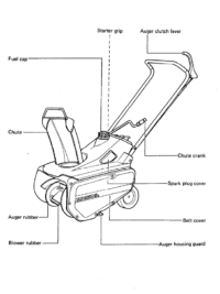 Honda – HS35 5 HP Snowblower – Owners Manual