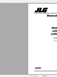 JLG – Part and Service Maintenance Manual – Heavy machinery