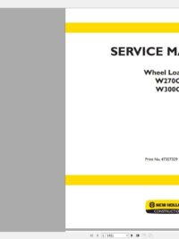 New Holland – Construction Equipment – Service Manuals – Update [11.2018]