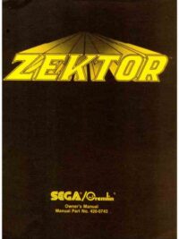 SEGA – ZEKTOR Game Console Owners Manual