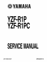 Yamaha  – YZF-R1P – YZF-R1PC – Service Manual