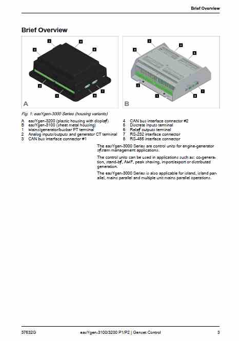 WOODWARD – easYgen-3000 Series Genset Controller Manual