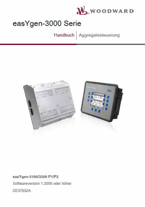 WOODWARD – easYgen-3000 Series Genset Controller Manual