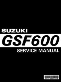 Suzuki – GSF600 – Service Manual