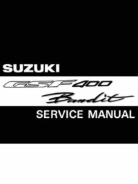 Suzuki – GSF400 Bandit 1989-2007 – Service Manual