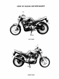 Suzuki – GSF400 Bandit 1989-2007 – Service Manual