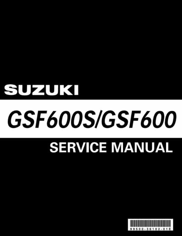 Suzuki – GSF600S/GSF600 Bandit 2000-2002 – Service Manual