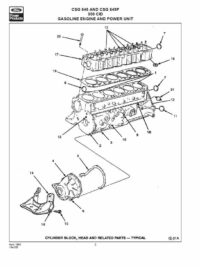 194-203 Ford CSG649 CSG649P 300CID Parts manual