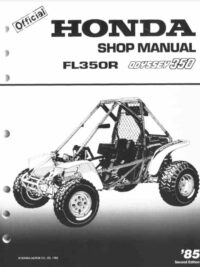 Honda Odyssey FL350R 1985 Service Manual