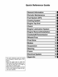 Kawasaki – Motorcycle – VULCAN900 – VN900 CLASSIC – Service Manual