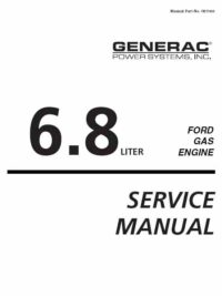 194-323 Ford WSG1068 6.8L Industrial Engine Service manual (Generac OE7083) (02-2002)