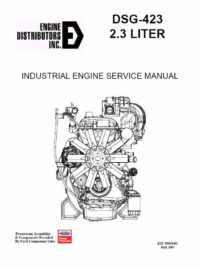 Ford DSG423 2.3L Industrial Engine Service manual