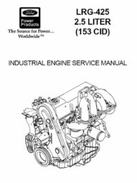 194-303 Ford LRG425 2.5L Industrial Engine Service manual