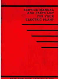 901-0000 Onan 1B (spec A-C) Operation & Service manual (02-1946)