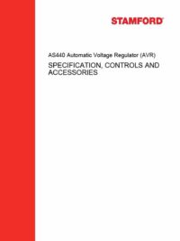 STAMFORD – AS440 Automatic Voltage Regulator – Specification Controls and Accessories