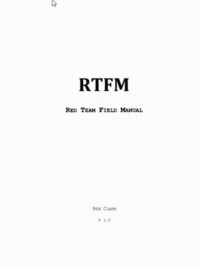 RTFM – Red Team Field Manual