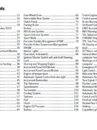 Porsche 911 Carrera Owners Manual