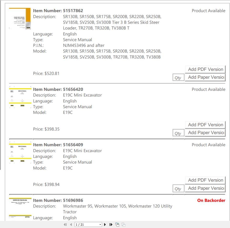 New Holland AG Agricultural Service Manual Updated [11.2020]