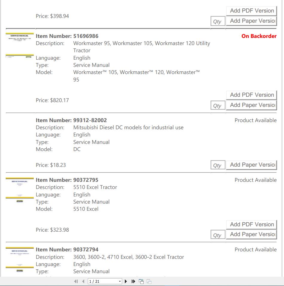 New Holland AG Agricultural Service Manual Updated [11.2020]