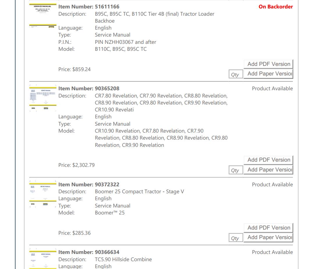 New Holland AG Agricultural Service Manual Updated [11.2020]