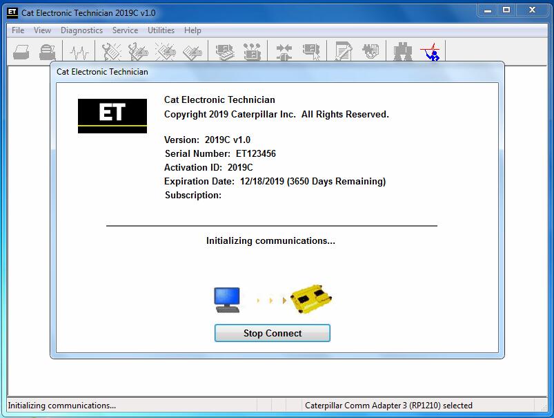 Caterpillar ET 2021A (replaces CAT ET 2020B, 2019C, 2018A) Electronic Technician Diagnostic Software Update [02/2021]