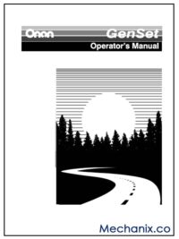 934-0231 Onan DL6 (spec C-E) Diesel Genset Parts manuals (03-1989)